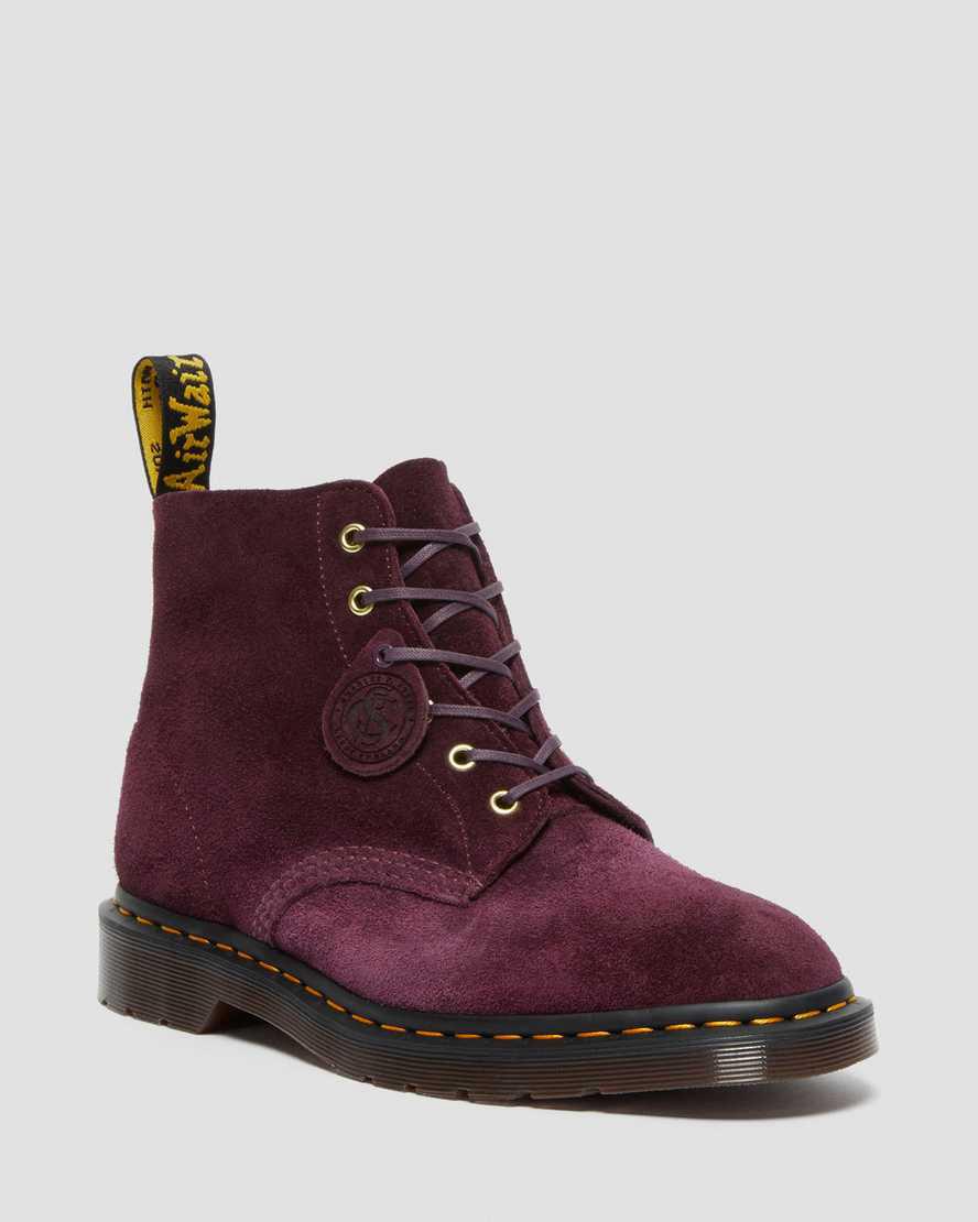 Dr Martens 101 Suede Miesten Nilkkurit Violetit Suomi | 4258WJCYX