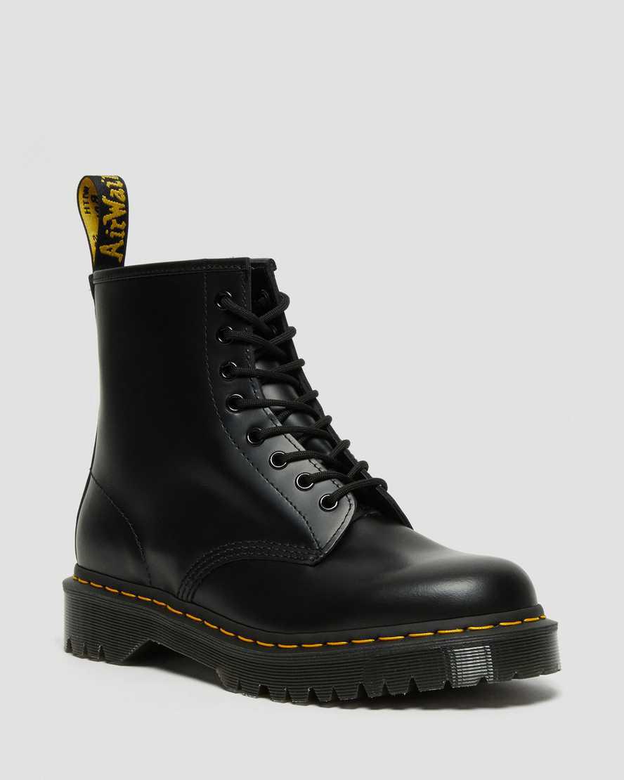 Dr Martens 1460 Bex Smooth Leather Naisten Platform Saappaat Mustat Suomi | 6408SWQYV