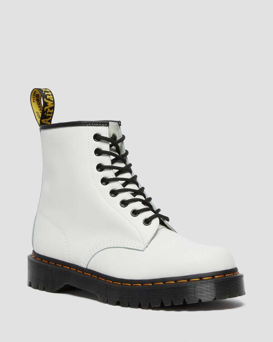 Dr Martens 1460 Bex Smooth Leather Platform Naisten Nilkkurit Valkoinen Suomi | 4572UVTKH