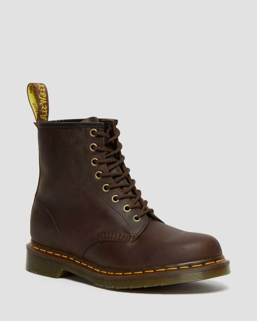 Dr Martens 1460 Crazy Horse Leather Miesten Nauhasaappaat Ruskea Suomi | 8042PIJLS