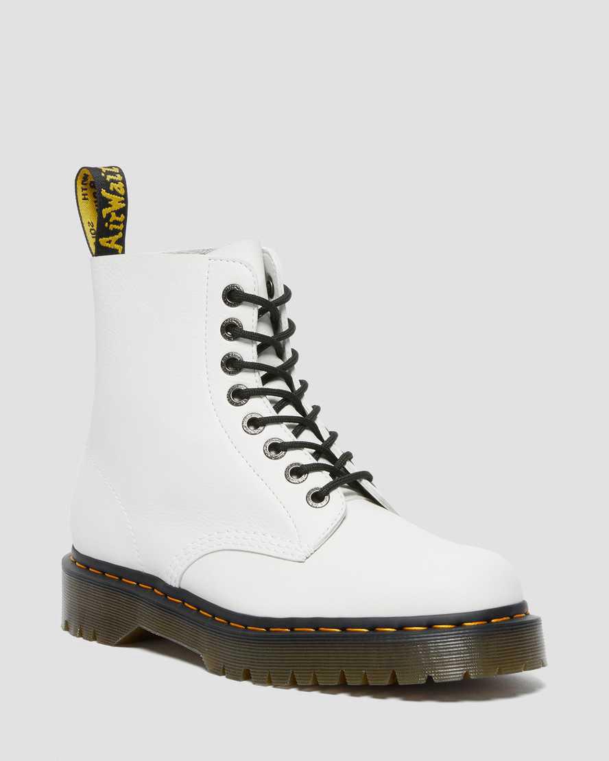 Dr Martens 1460 Pascal Bex Pisa Leather Lace Up Naisten Nilkkurit Valkoinen Suomi | 2657TOMKW