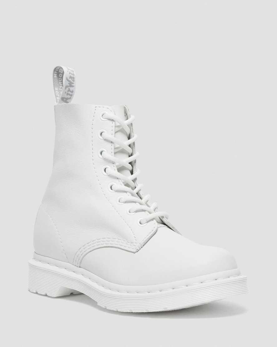 Dr Martens 1460 Pascal Mono Lace Up Naisten Nilkkurit Valkoinen Suomi | 3079VKOTN