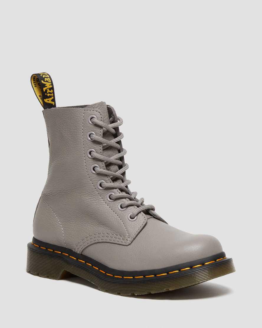 Dr Martens 1460 Pascal Virginia Leather Naisten Nilkkurit Harmaat Suomi | 7260PQLYI