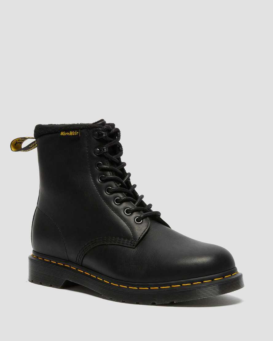 Dr Martens 1460 Pascal Warmwair Leather Lace Up Miesten Nilkkurit Mustat Suomi | 1837JLMYT