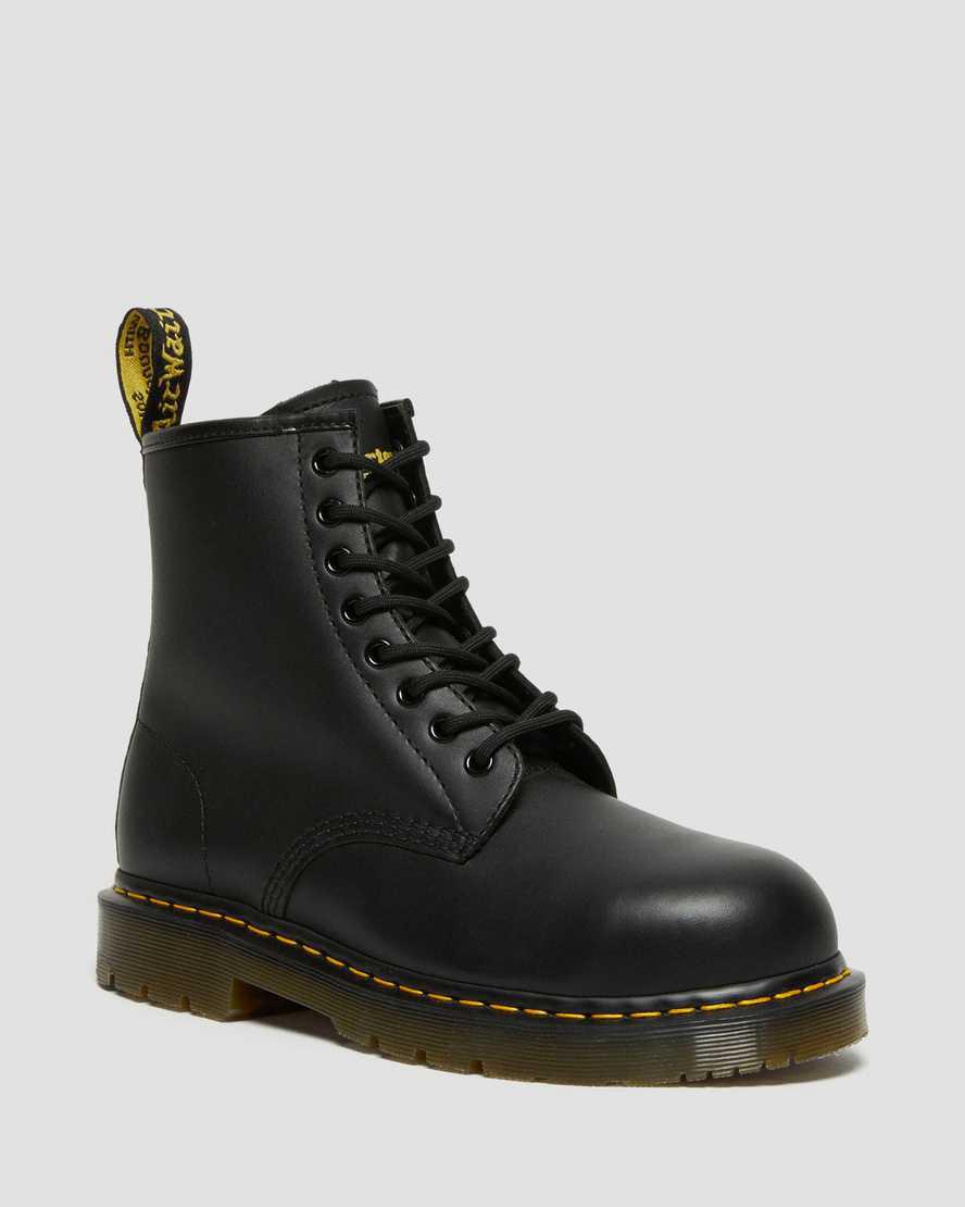 Dr Martens 1460 Slip Resistant Steel Toe Miesten Nilkkurit Mustat Suomi | 0359QDJCT