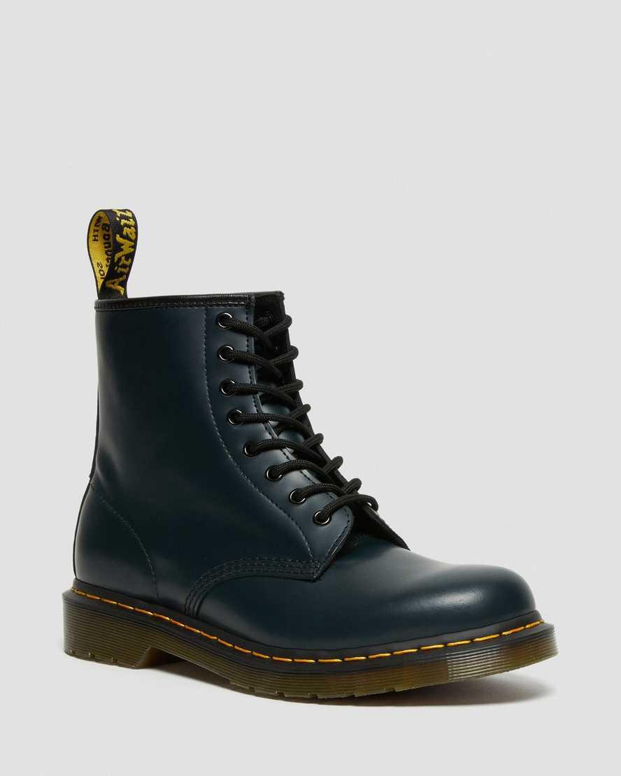 Dr Martens 1460 Smooth Leather Lace Up Miesten Nilkkurit Laivastonsininen Suomi | 0372IKJOV