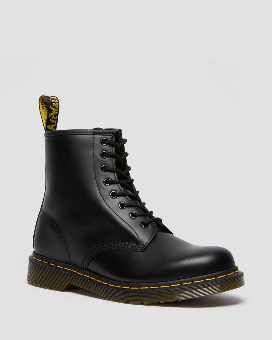 Dr Martens 1460 Smooth Leather Lace Up Miesten Nilkkurit Mustat Suomi | 5726DSWYK