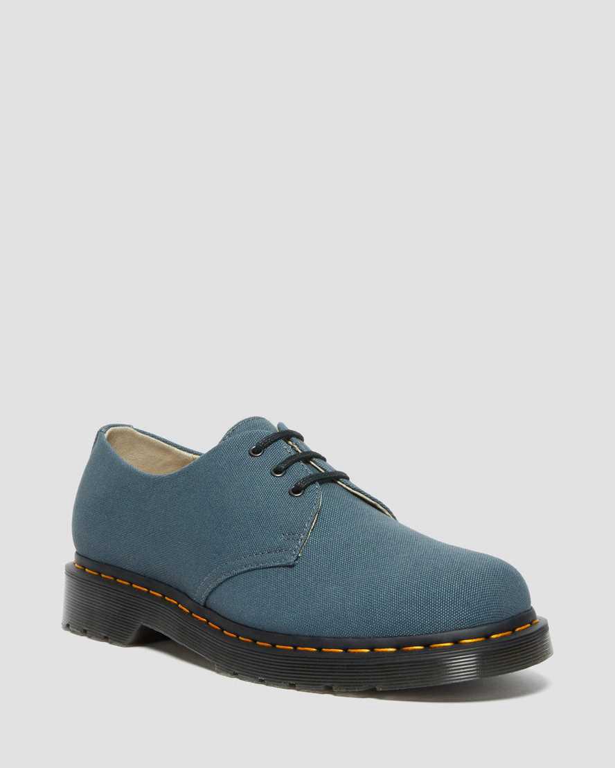 Dr Martens 1461 Canvas Miesten Oxford Kengät Harmaat Suomi | 7890CNXUG