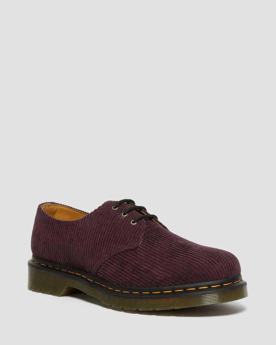 Dr Martens 1461 Corduroy Naisten Oxford Kengät Viininpunainen Suomi | 5047WIJTV