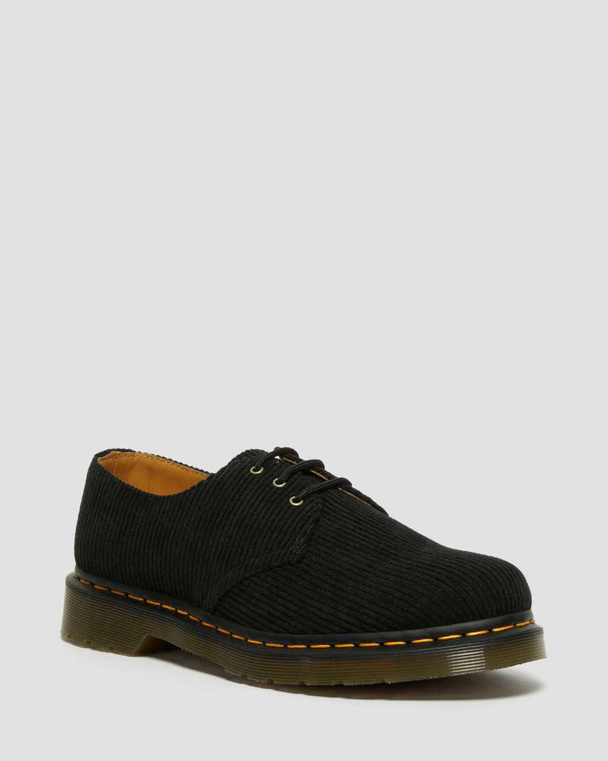 Dr Martens 1461 Corduroy Naisten Oxford Kengät Mustat Suomi | 5761NDGYM