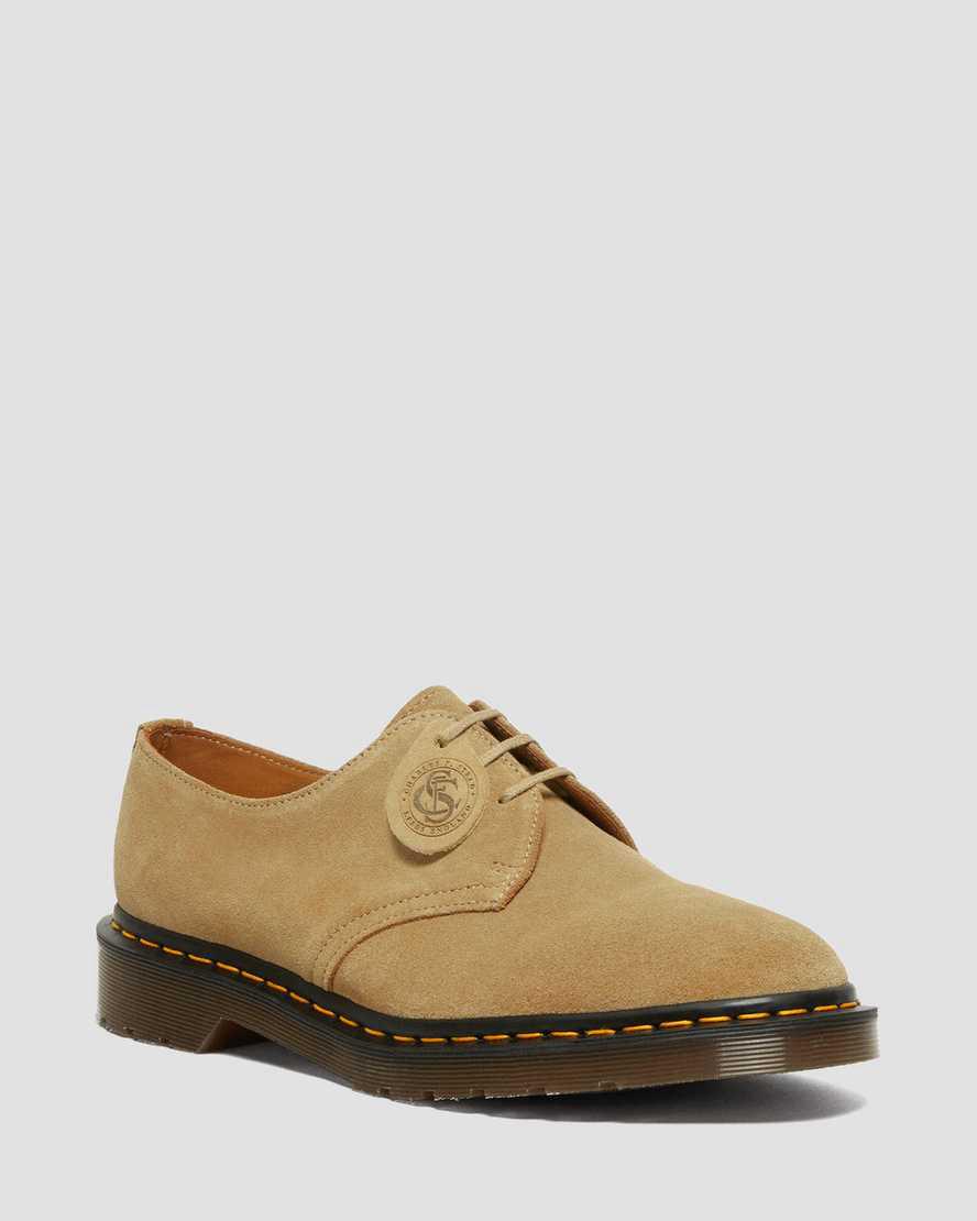 Dr Martens 1461 Made in England Buck Suede Miesten Oxford Kengät Beige Suomi | 9637KZOMQ