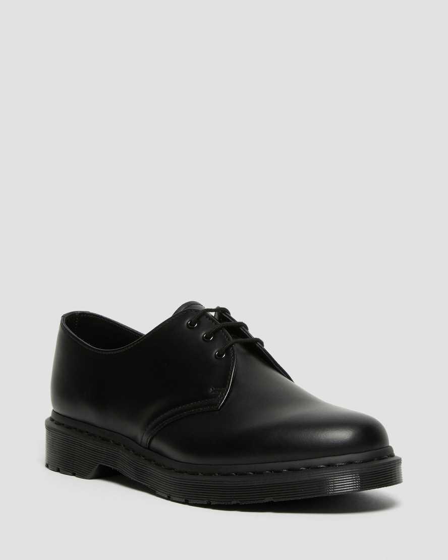 Dr Martens 1461 Mono Smooth Leather Naisten Oxford Kengät Mustat Suomi | 0142KGNCF