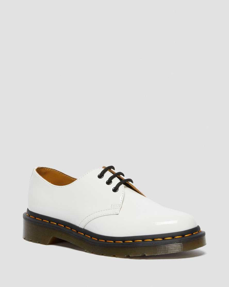 Dr Martens 1461 Patent Leather Naisten Oxford Kengät Valkoinen Suomi | 8657UGZJT