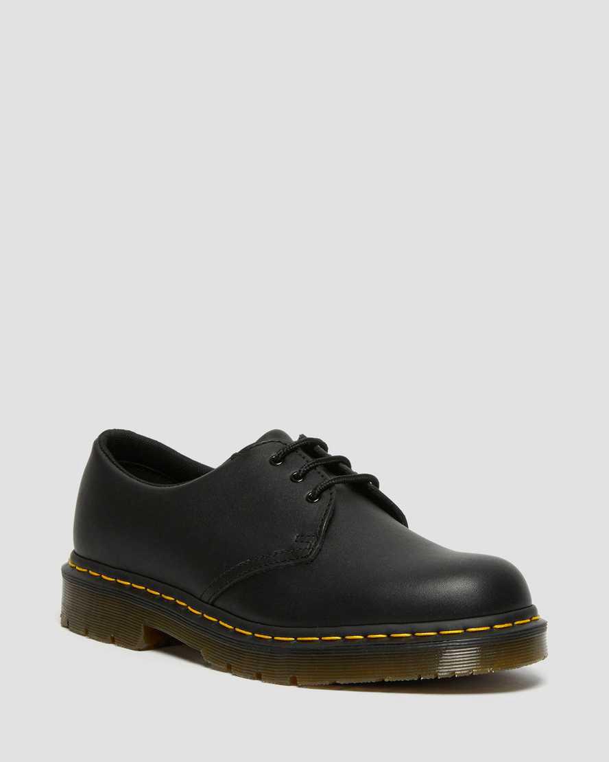 Dr Martens 1461 Slip Resistant Leather Naisten Oxford Kengät Mustat Suomi | 3198WCUHO