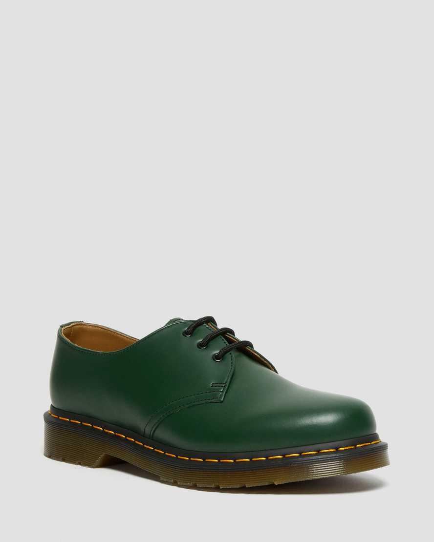 Dr Martens 1461 Smooth Leather Miesten Oxford Kengät Vihreä Suomi | 5021UVNZH