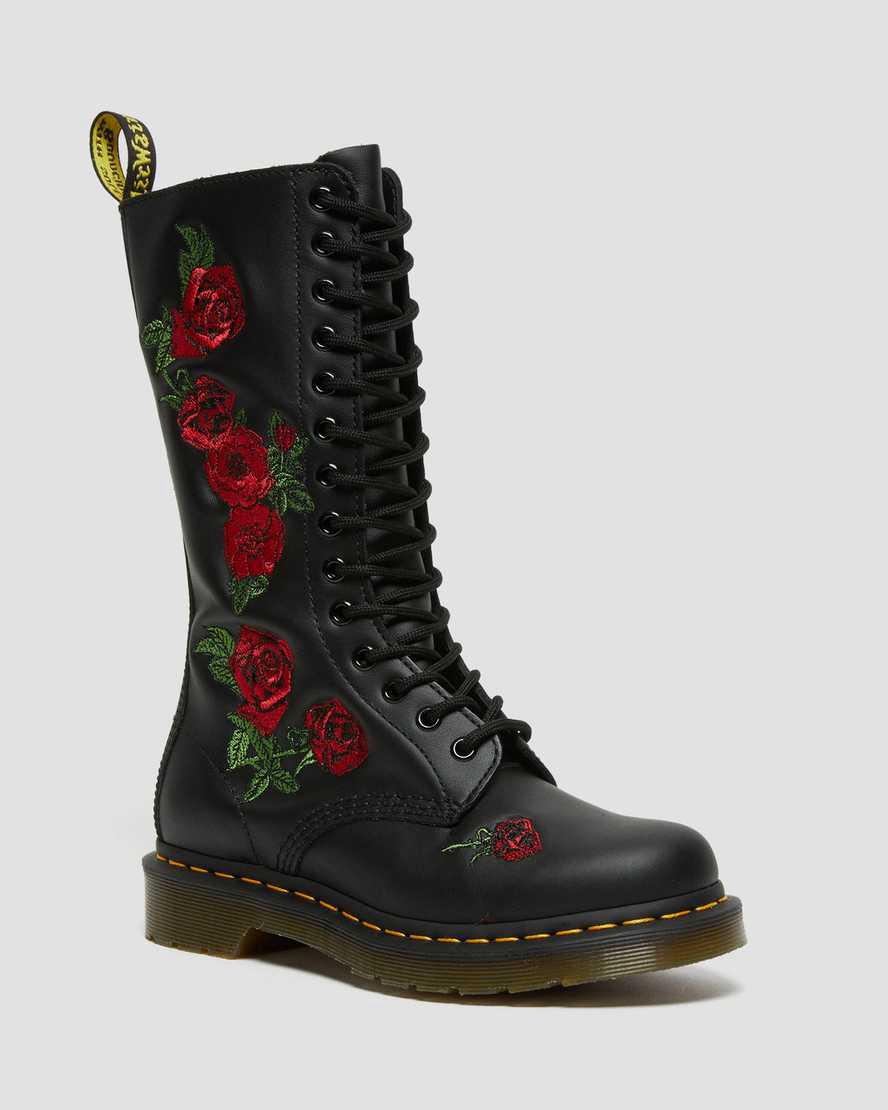 Dr Martens 1914 Vonda Leather Mid Calf Naisten Originals Boots Mustat Suomi | 7856UBKCW