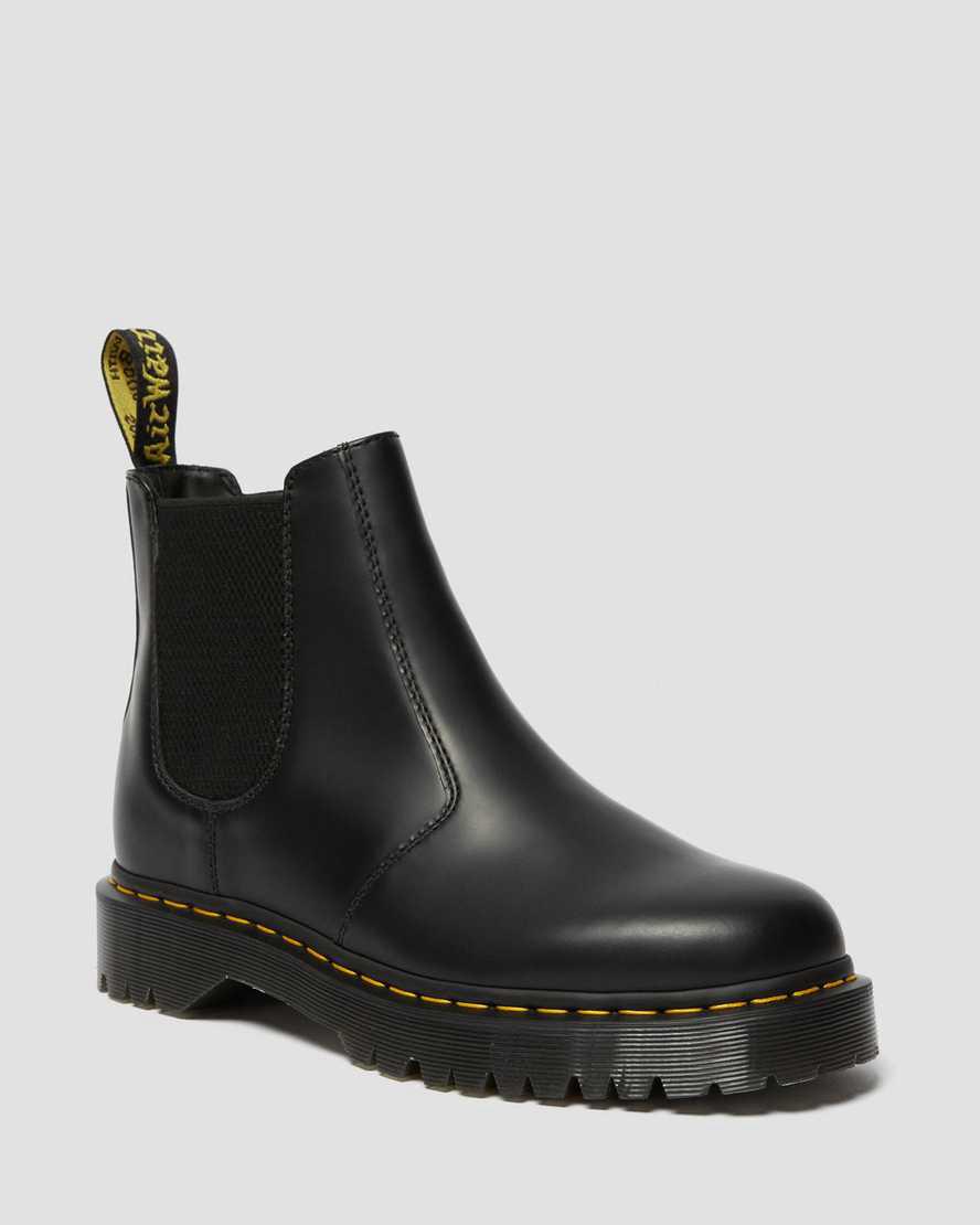 Dr Martens 2976 Bex Smooth Leather Chelsea Miesten Nilkkurit Mustat Suomi | 1643WOEHV