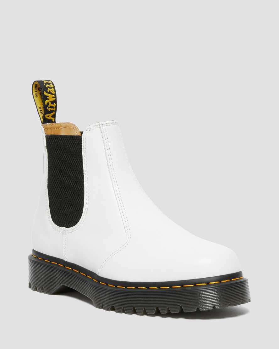 Dr Martens 2976 Bex Smooth Leather Chelsea Naisten Originals Boots Valkoinen Suomi | 8510GXTNC