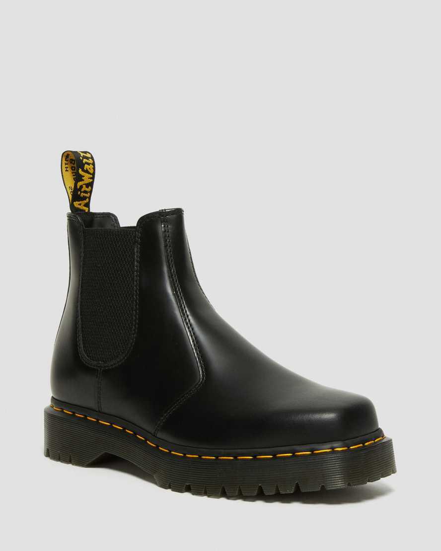 Dr Martens 2976 Bex Squared Toe Leather Chelsea Miesten Nilkkurit Mustat Suomi | 3162CBQOL