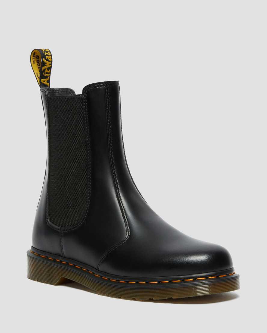 Dr Martens 2976 Hi Smooth Leather Naisten Chelsea Saappaat Mustat Suomi | 3472JCKUW