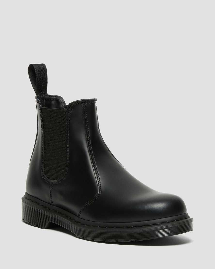 Dr Martens 2976 Mono Smooth Leather Chelsea Naisten Nilkkurit Mustat Suomi | 0567MNSKJ