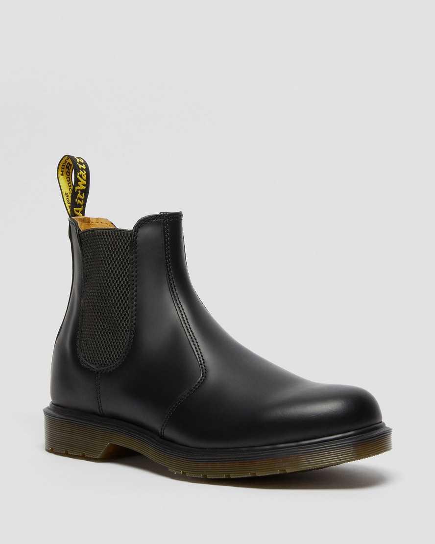 Dr Martens 2976 Smooth Leather Chelsea Miesten Nilkkurit Mustat Suomi | 6829JQZAF