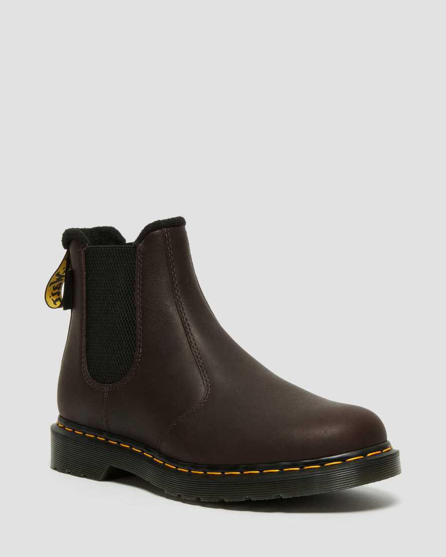 Dr Martens 2976 Warmwair Leather Chelsea Naisten Nilkkurit Tummanruskea Suomi | 2548WKXJS