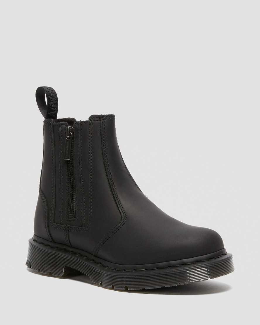 Dr Martens 2976 Wintergrip Zip Chelsea Naisten Originals Boots Mustat Suomi | 1965ZXOQK