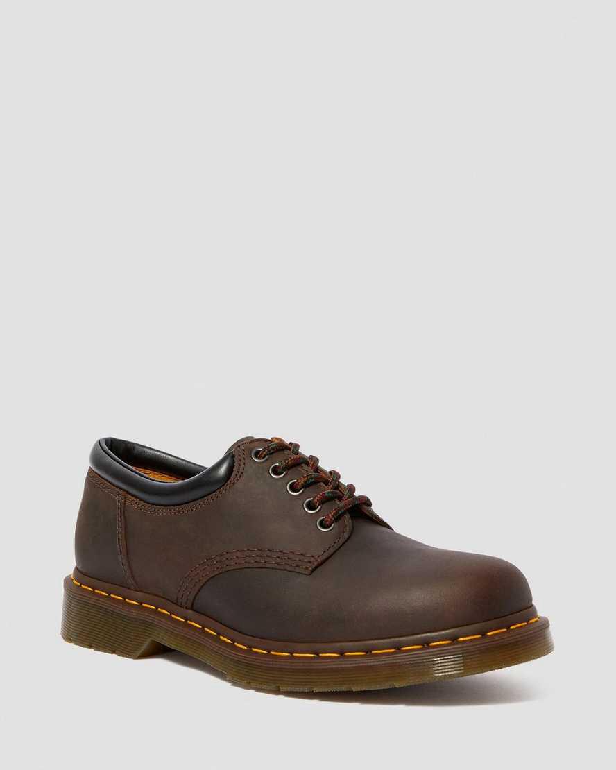 Dr Martens 8053 Crazy Horse Leather Naisten Vapaa-ajan Saappaat Ruskea Suomi | 4038YZXVT