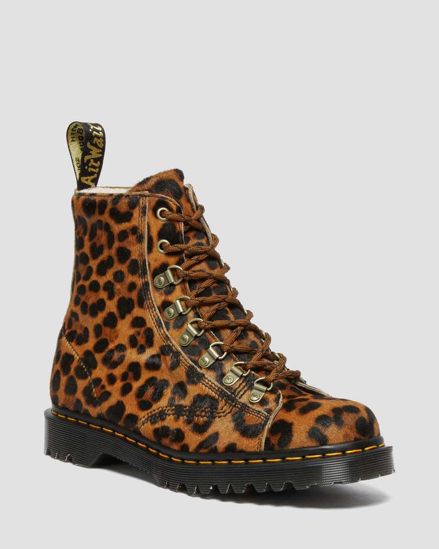 Dr Martens Barton Made in England Leopard Miesten Nilkkurit Monivärinen Suomi | 8253PIQEA