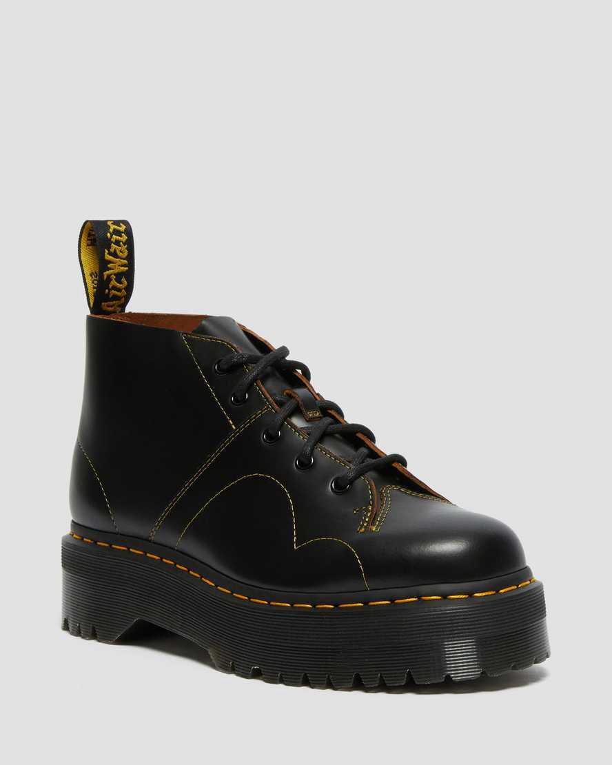 Dr Martens Church Monkey Naisten Platform Saappaat Mustat Suomi | 7238IBYWU