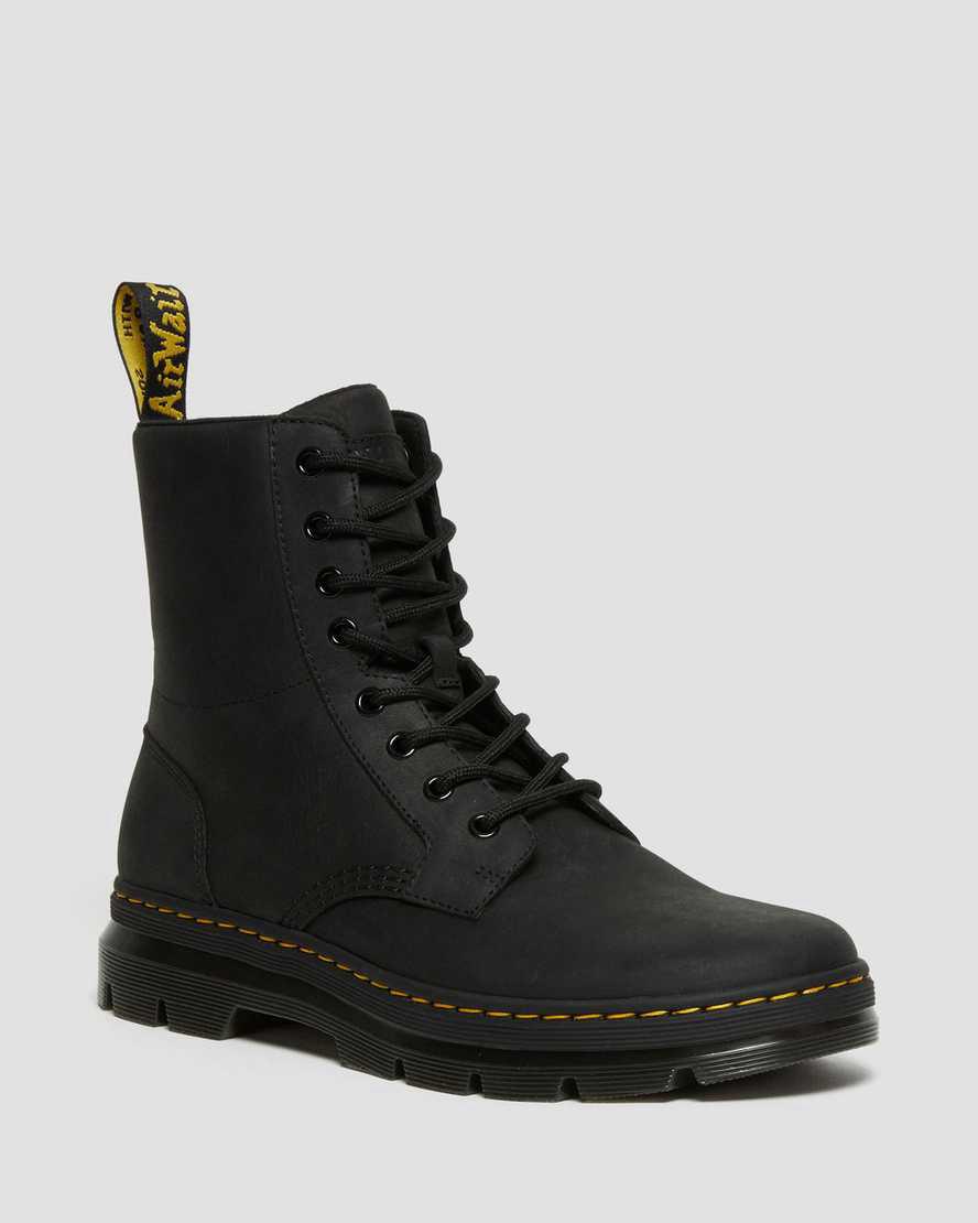 Dr Martens Combs Leather Naisten Nilkkurit Mustat Suomi | 1973GMODE