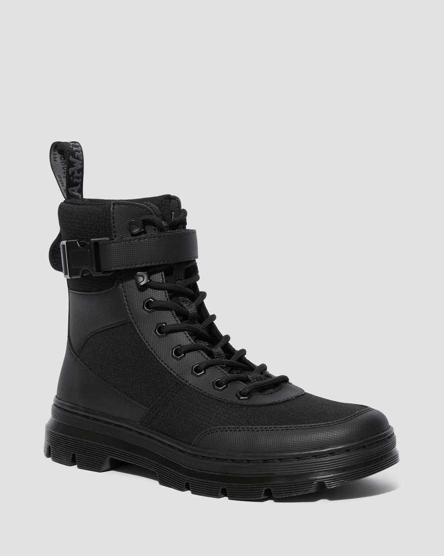 Dr Martens Combs Tech Poly Miesten Vapaa-ajan Saappaat Mustat Suomi | 5879QFSHA