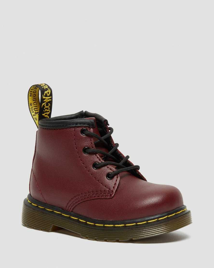 Dr Martens Infant 1460 Softy T Leather Lasten Nauhasaappaat Punainen Suomi | 6950GHTRL