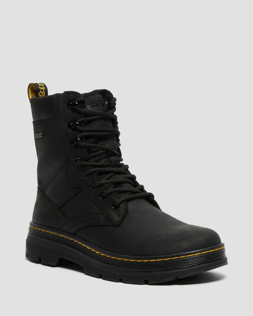 Dr Martens Iowa Waterproof Poly Miesten Nilkkurit Mustat Suomi | 0258KXEYG