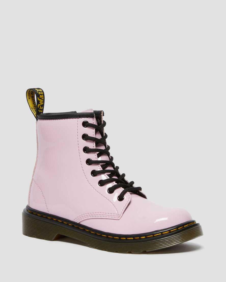 Dr Martens Junior 1460 Patent Leather Lasten Nauhasaappaat Pinkki Suomi | 2918YFZPA