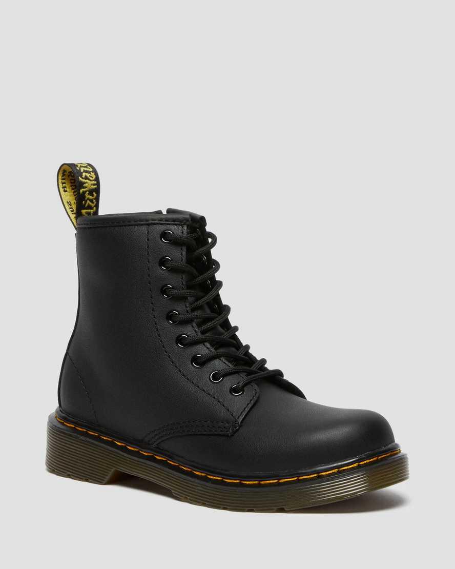 Dr Martens Junior 1460 Softy T Leather Lasten Nauhasaappaat Mustat Suomi | 8943CWOJL