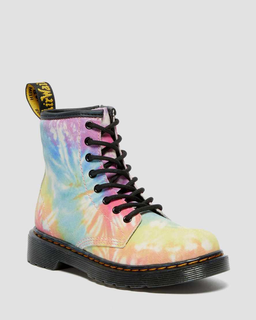 Dr Martens Junior 1460 Tie Dye Lasten Nauhasaappaat Multi Tie Dye Suomi | 2198PSNDZ