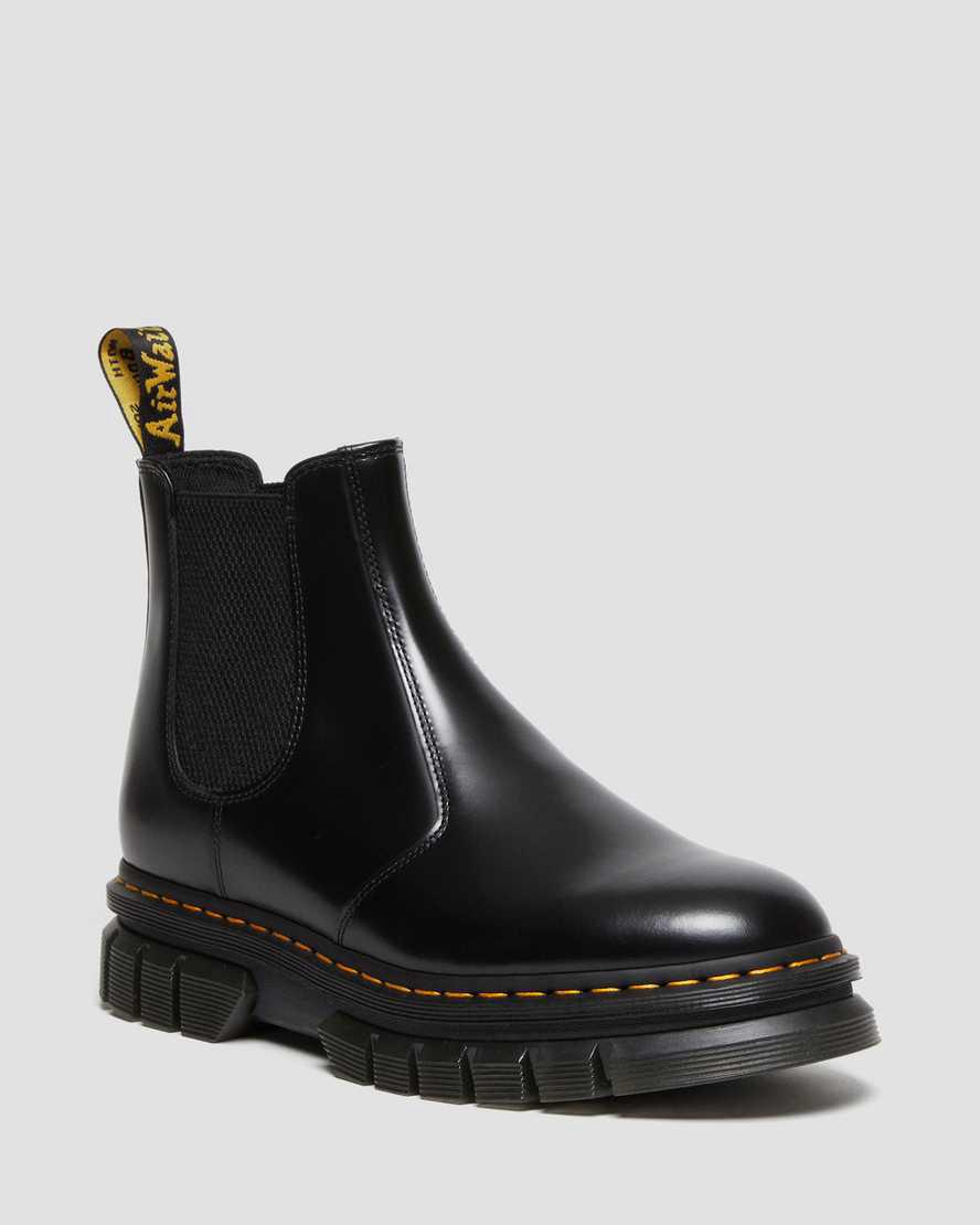 Dr Martens Rikard Polished Smooth Leather Naisten Chelsea Saappaat Mustat Suomi | 3672ZTYXA