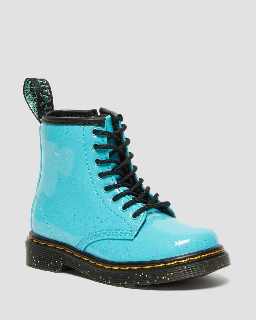 Dr Martens Toddler 1460 Glitter Lasten Nauhasaappaat Turkoosi Suomi | 4082YLVME