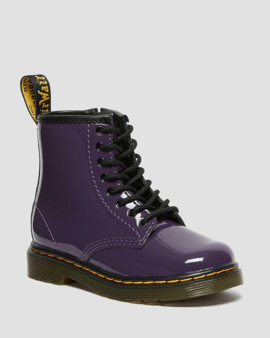 Dr Martens Toddler 1460 Patent Leather Lasten Nauhasaappaat Blackcurrant Lamper Suomi | 7860NXFTP