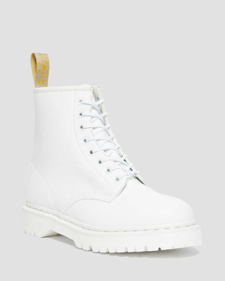 Dr Martens Vegan 1460 Bex Kemble Mono Miesten Platform Saappaat Valkoinen Suomi | 8543GYZXL