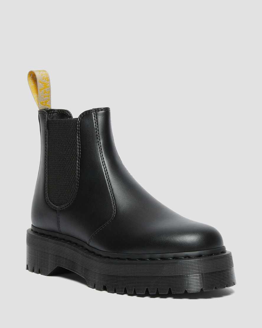 Dr Martens Vegan 2976 Felix Chelsea Miesten Platform Saappaat Mustat Suomi | 7619LYSHC