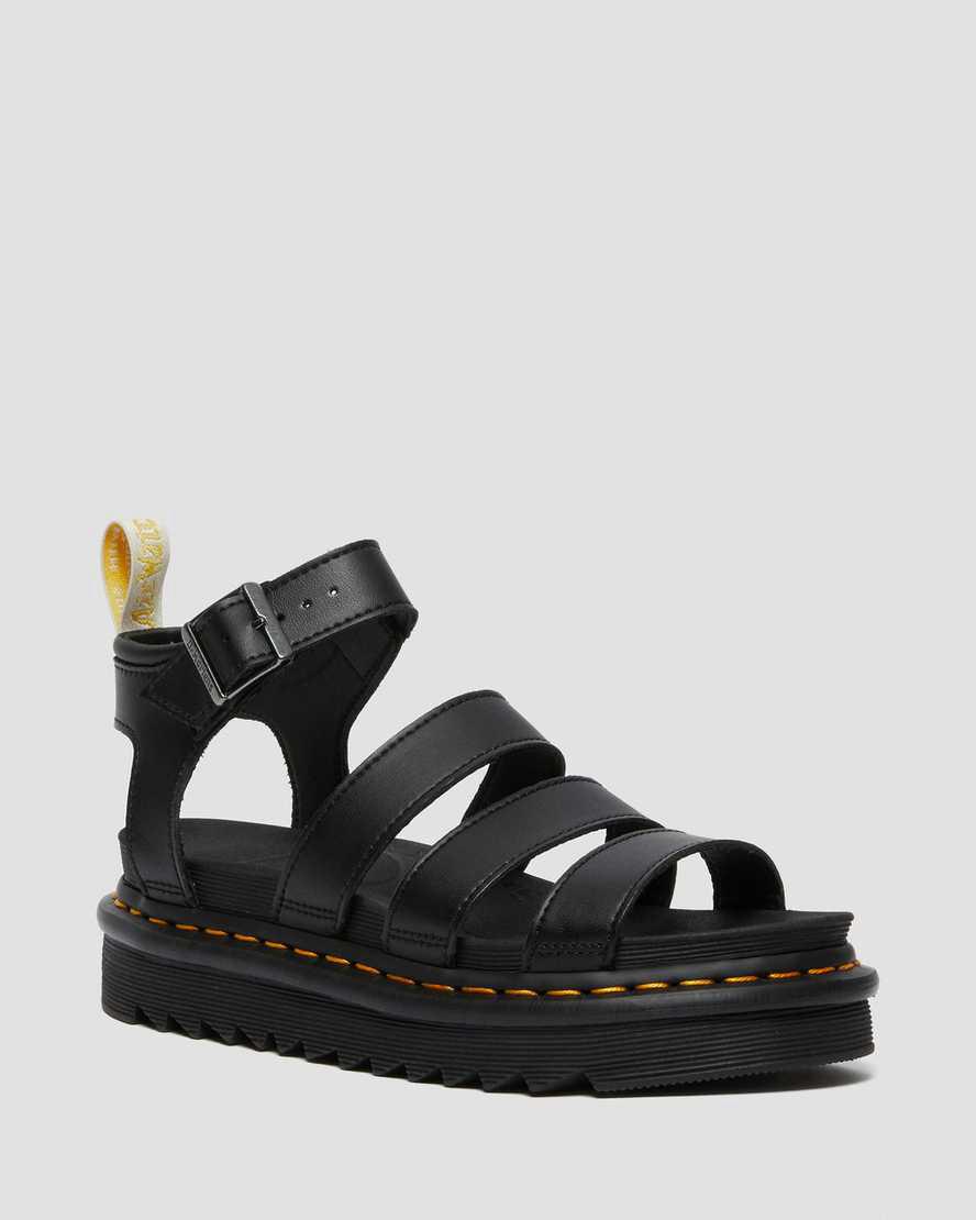 Dr Martens Vegan Blaire Felix Gladiator Naisten Platform Sandaalit Mustat Suomi | 7024AYHDE