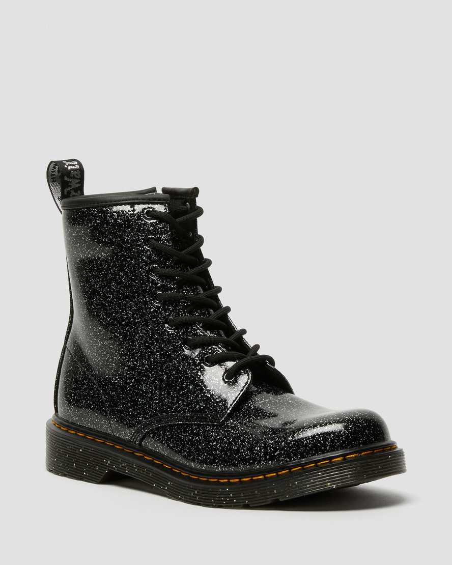 Dr Martens Youth 1460 Glitter Lasten Nauhasaappaat Mustat Suomi | 5469OIWRN