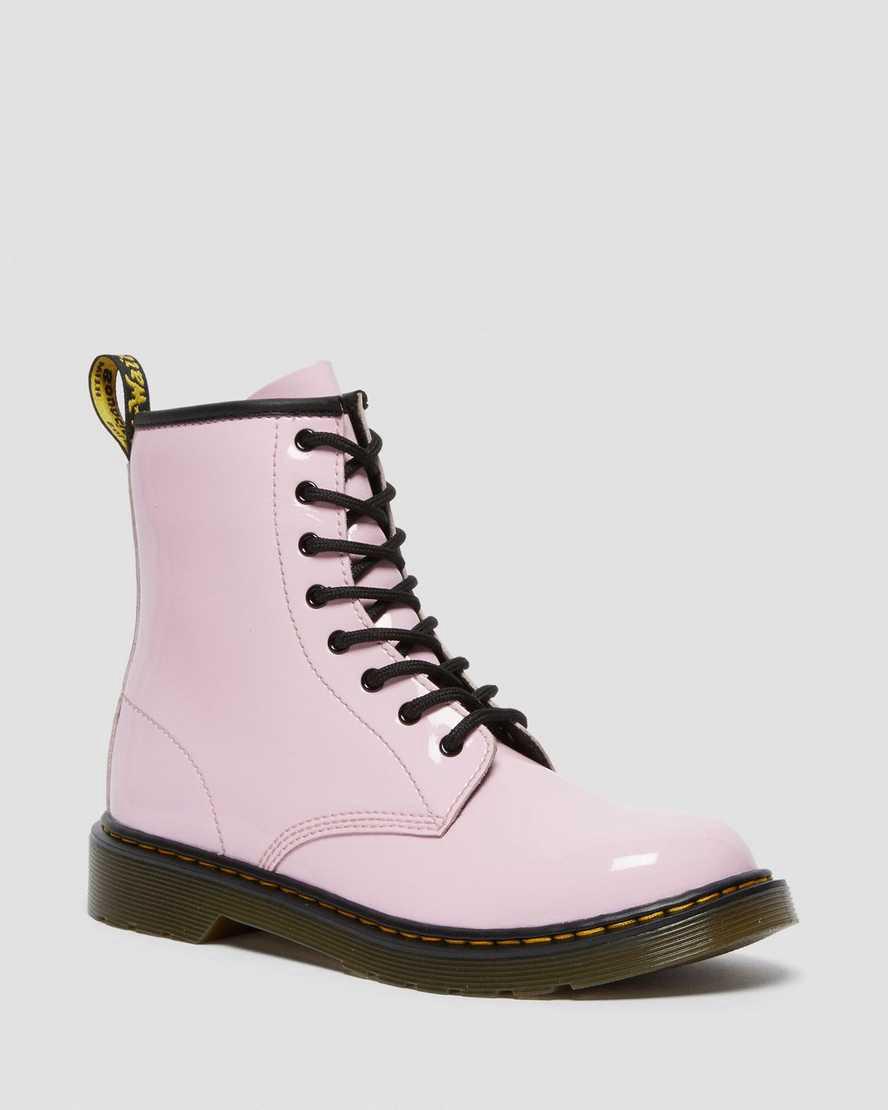 Dr Martens Youth 1460 Patent Leather Lasten Nauhasaappaat Pinkki Suomi | 0516BKQLY