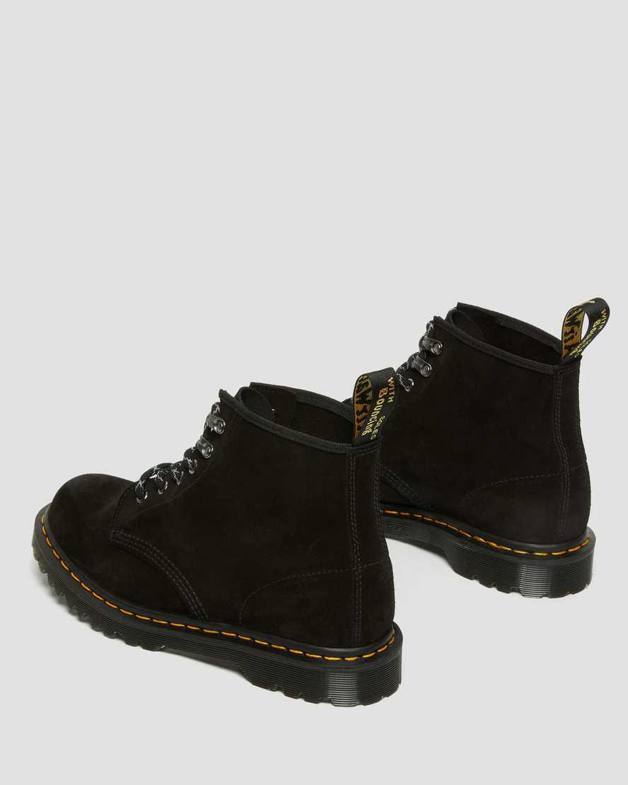 Dr Martens 101 Made in England Ben Suede Miesten Nilkkurit Mustat  Suomi |  5986QJXHU