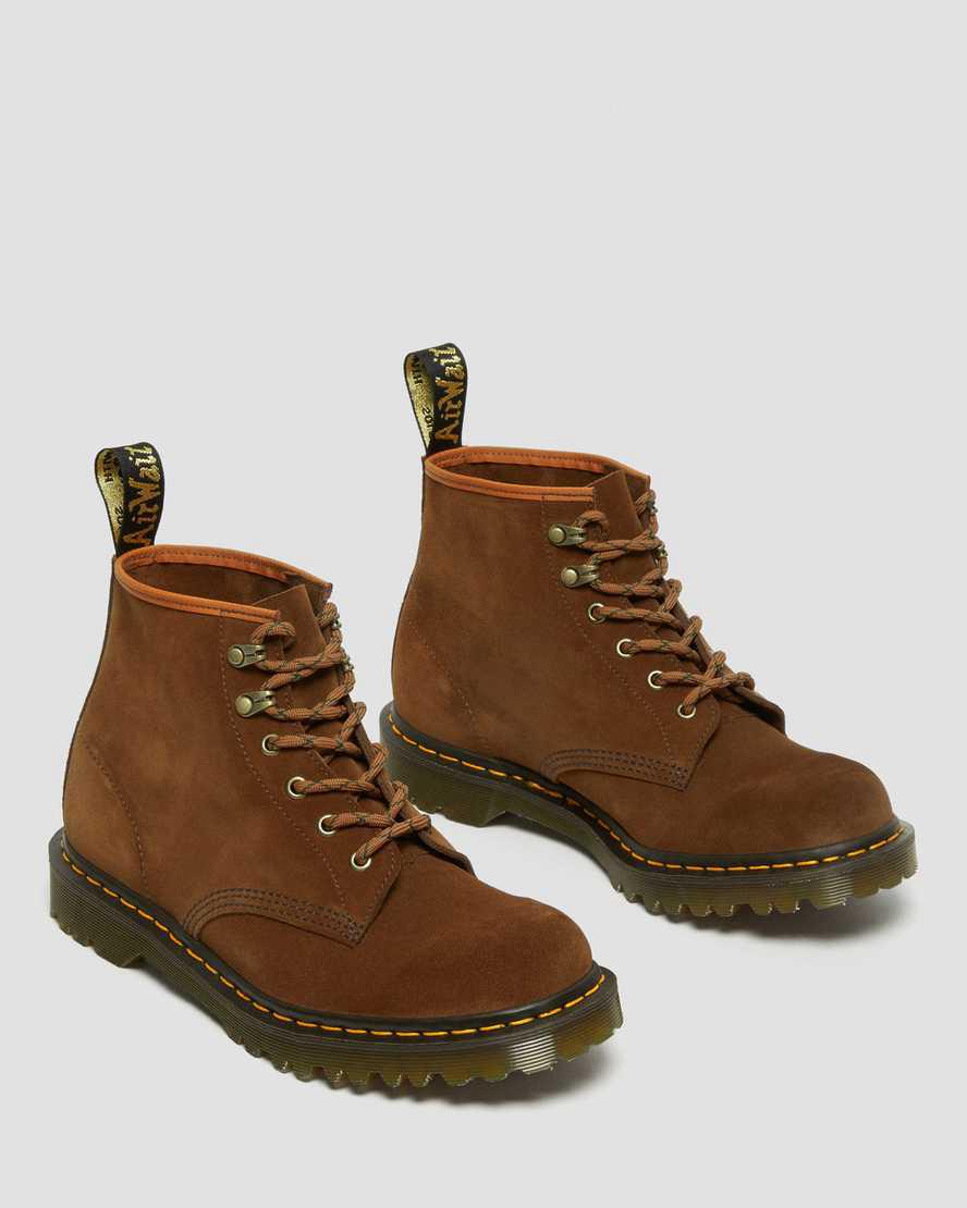 Dr Martens 101 Made in England Ben Suede Miesten Nilkkurit Ruskea  Suomi |  9502LEFQP