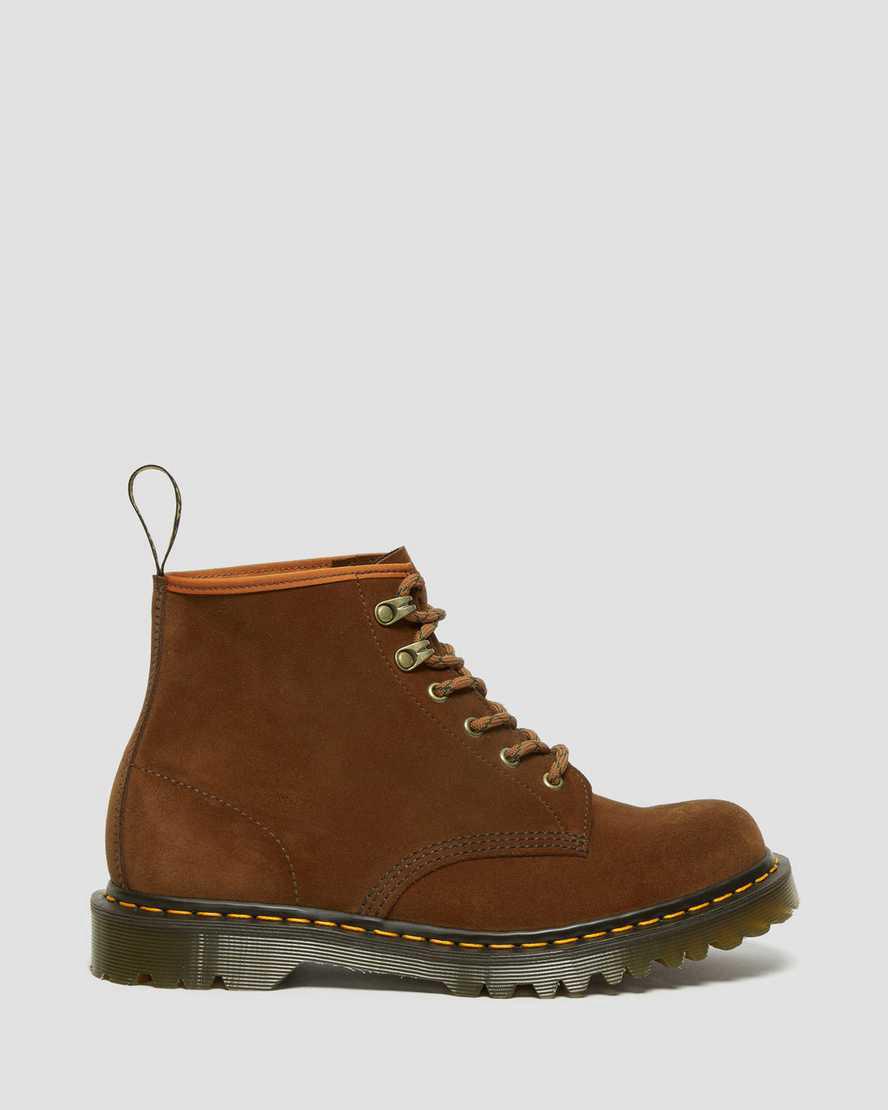 Dr Martens 101 Made in England Ben Suede Miesten Nilkkurit Ruskea  Suomi |  9502LEFQP