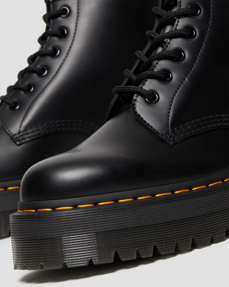 Dr Martens 101 Smooth Leather Ankle Naisten Platform Saappaat Mustat  Suomi |  4928YBELR